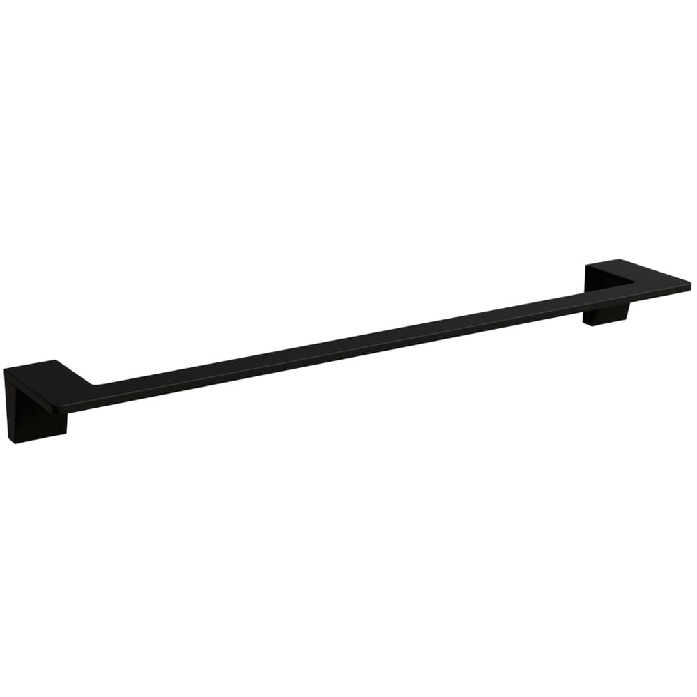 Porta Toalha Arsoli 450 mm Aco Inox 304 Preto Italy Line 82757_0